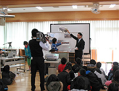 平成22年2月23日　南アルプス市立南湖小学校