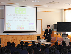 13 平成23年2月23日 韮崎市立韮崎西中学校